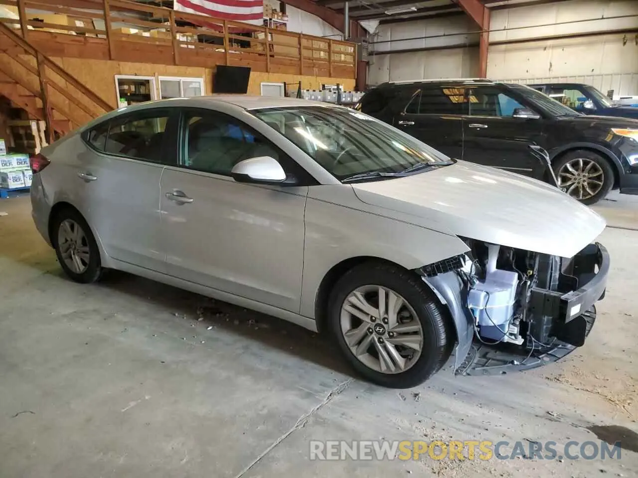 4 fotografías del automóvil dañado 5NPD84LF5KH437841 HYUNDAI ELANTRA 2019