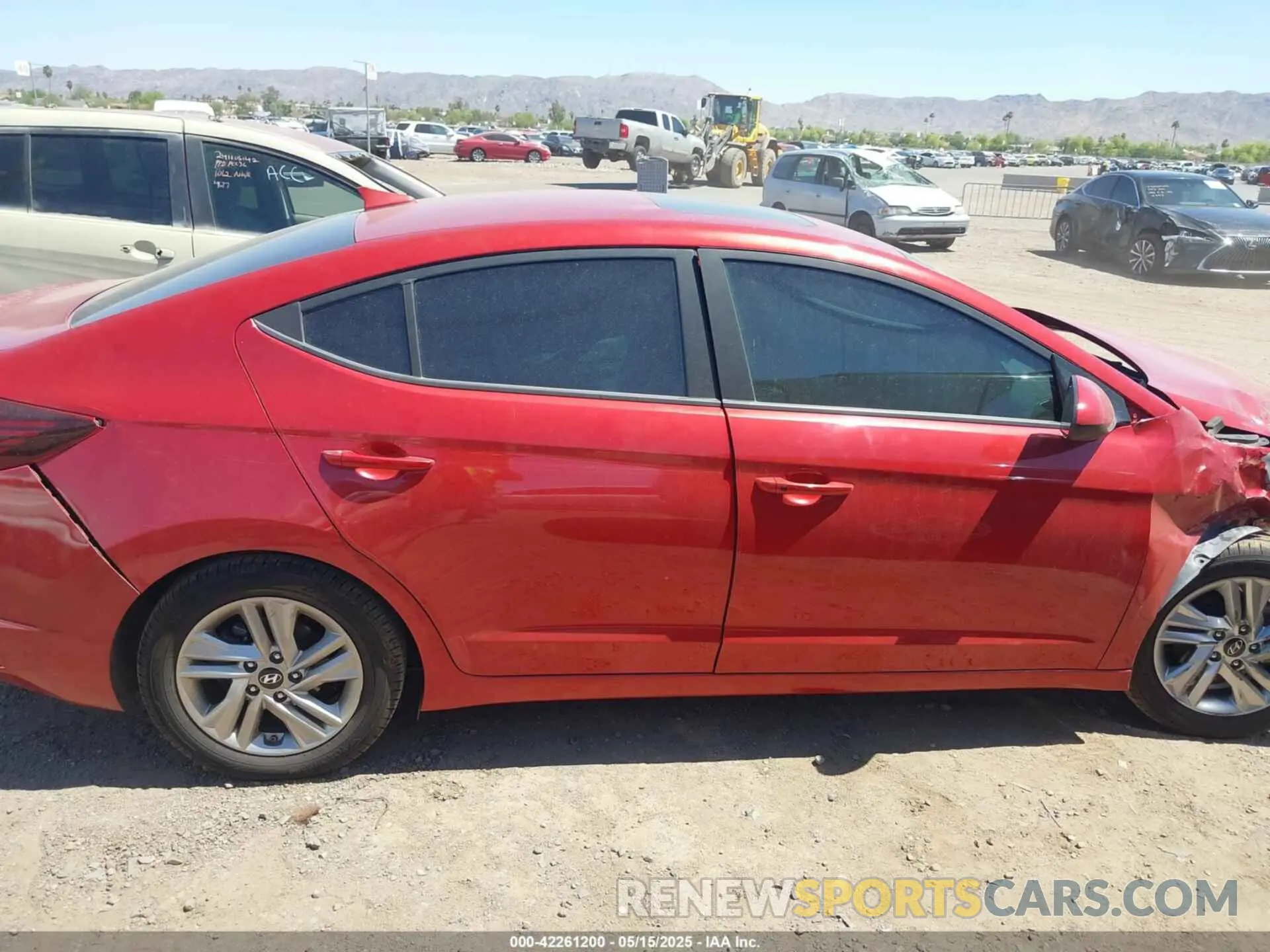 12 fotografías del automóvil dañado 5NPD84LF5KH441078 HYUNDAI ELANTRA 2019