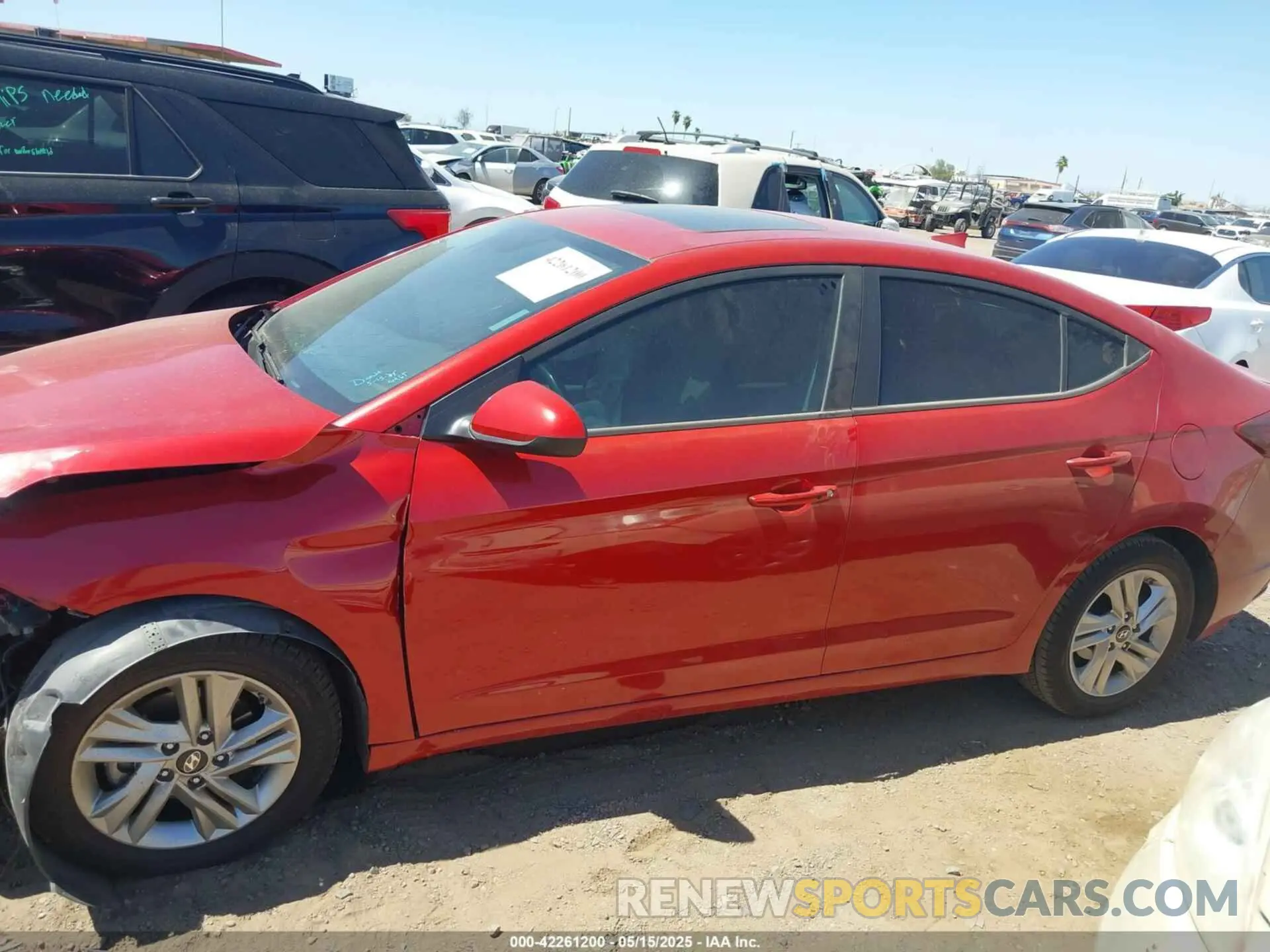 13 fotografías del automóvil dañado 5NPD84LF5KH441078 HYUNDAI ELANTRA 2019