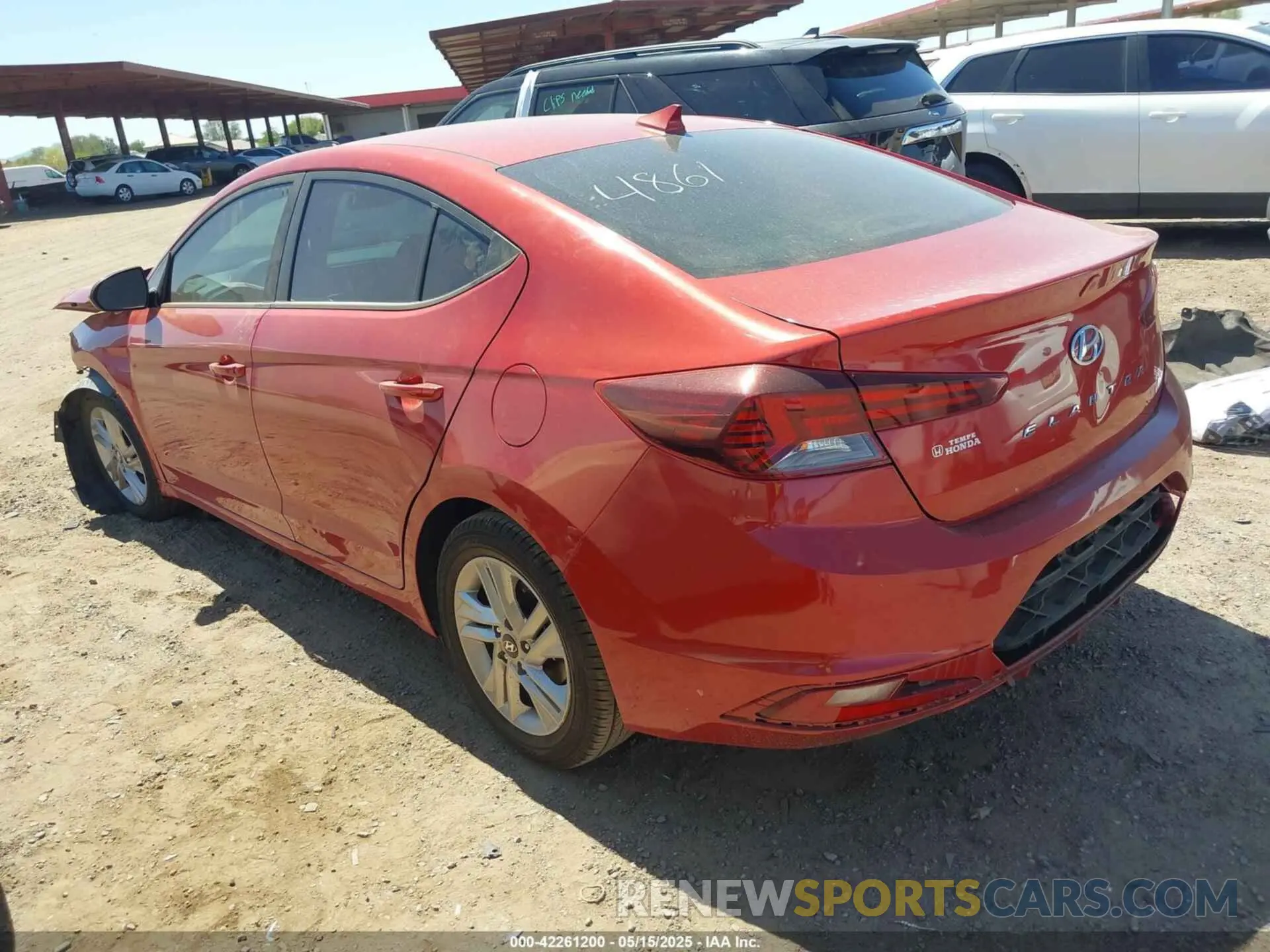 3 fotografías del automóvil dañado 5NPD84LF5KH441078 HYUNDAI ELANTRA 2019