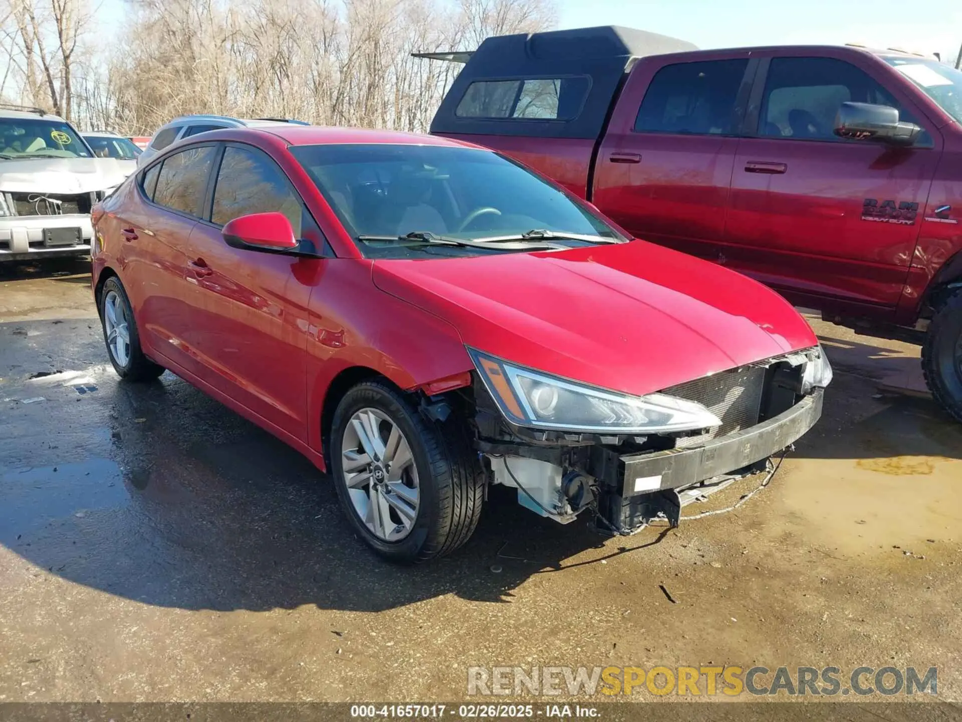 1 fotografías del automóvil dañado 5NPD84LF5KH448404 HYUNDAI ELANTRA 2019