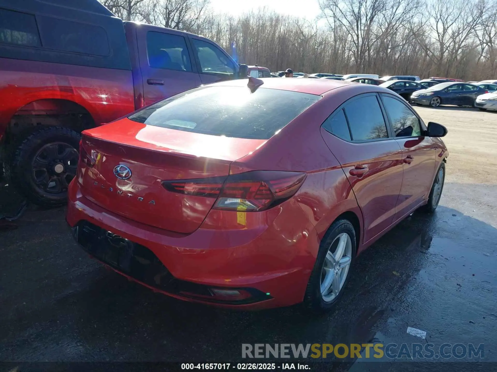 4 fotografías del automóvil dañado 5NPD84LF5KH448404 HYUNDAI ELANTRA 2019