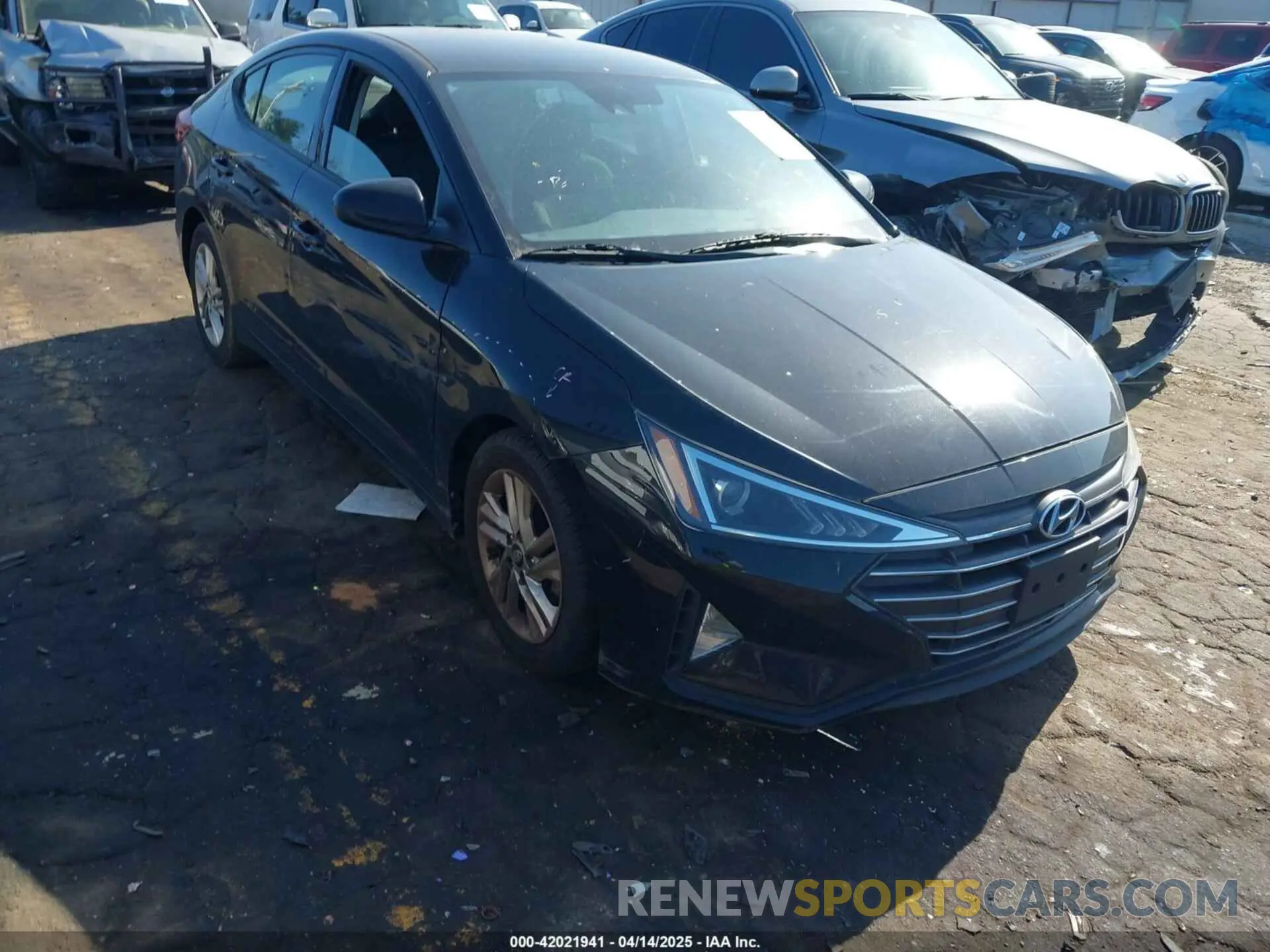 1 fotografías del automóvil dañado 5NPD84LF5KH456311 HYUNDAI ELANTRA 2019