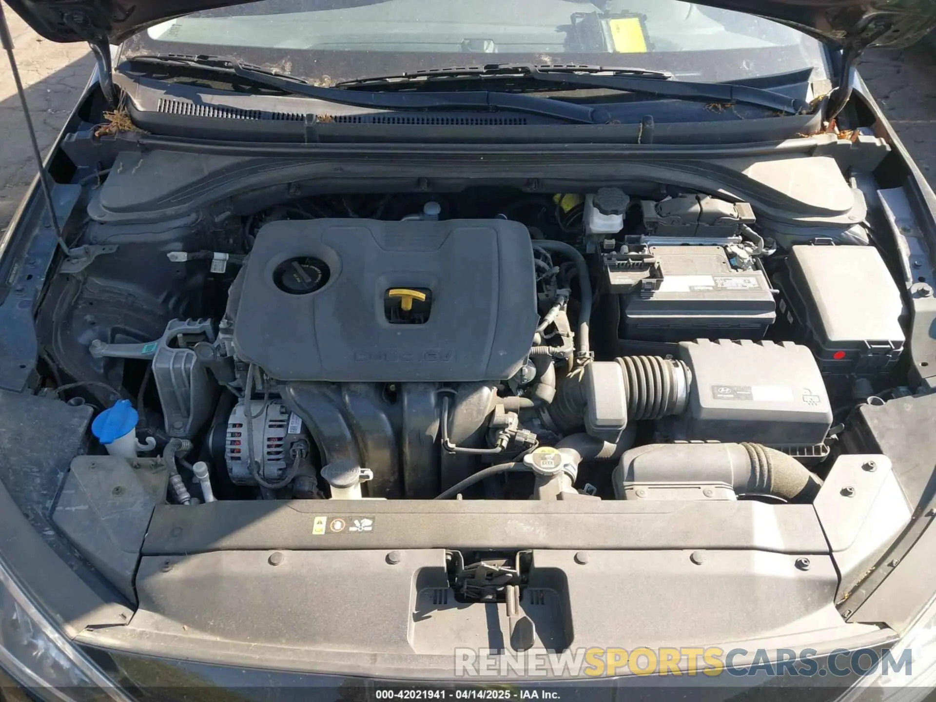 10 fotografías del automóvil dañado 5NPD84LF5KH456311 HYUNDAI ELANTRA 2019