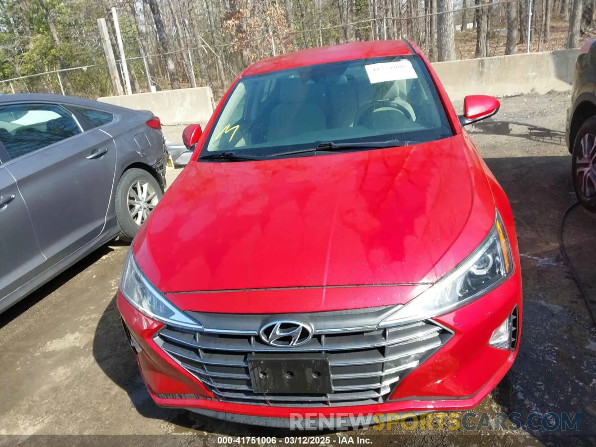 12 fotografías del automóvil dañado 5NPD84LF5KH466241 HYUNDAI ELANTRA 2019