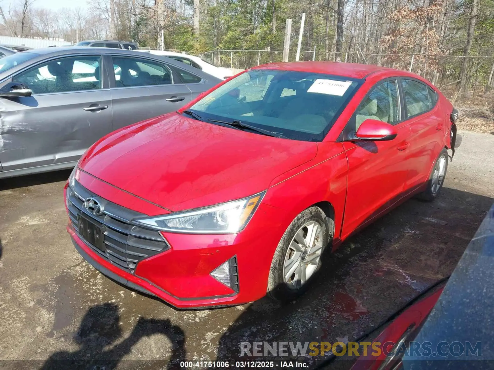 2 fotografías del automóvil dañado 5NPD84LF5KH466241 HYUNDAI ELANTRA 2019