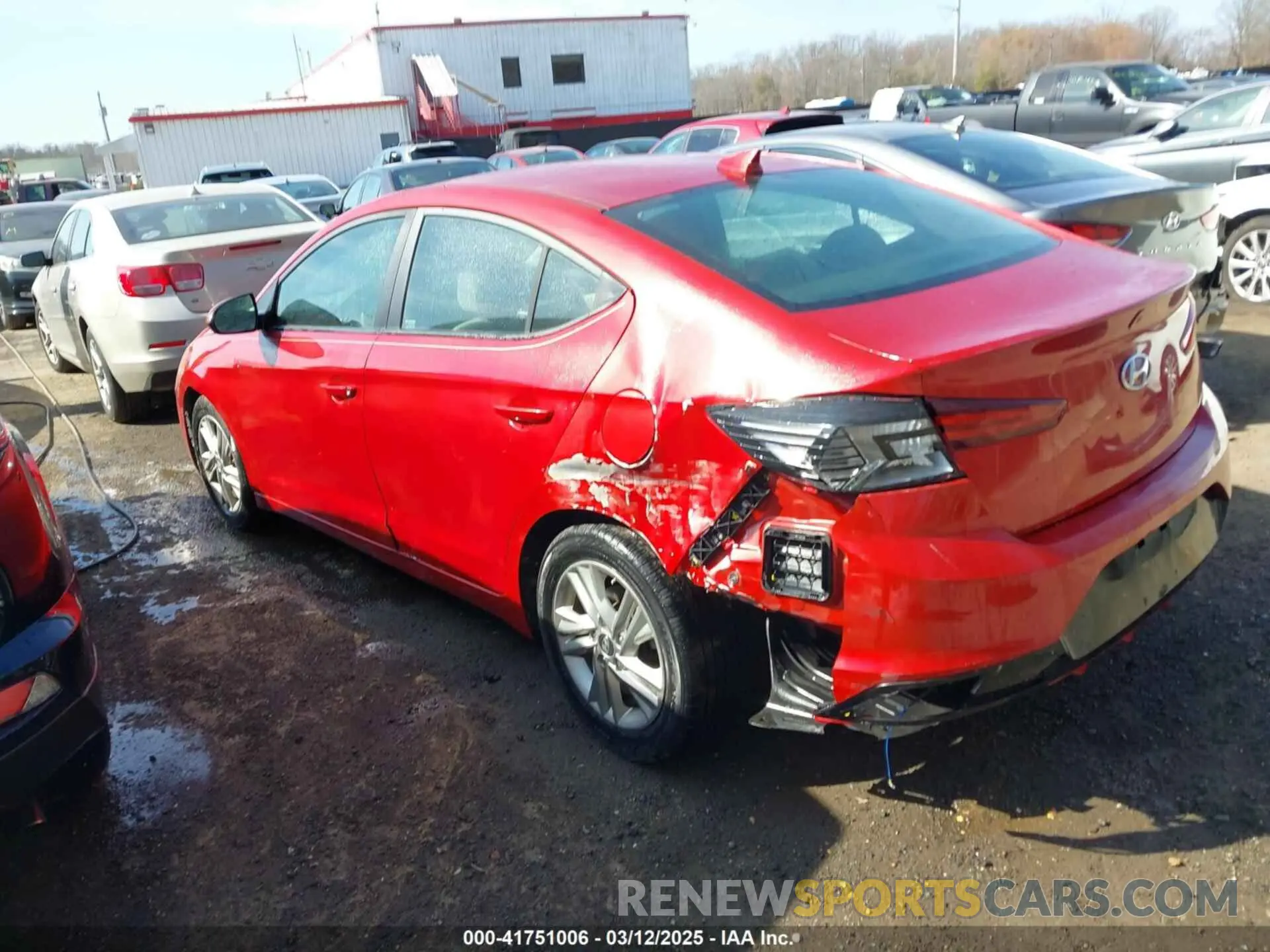 3 fotografías del automóvil dañado 5NPD84LF5KH466241 HYUNDAI ELANTRA 2019