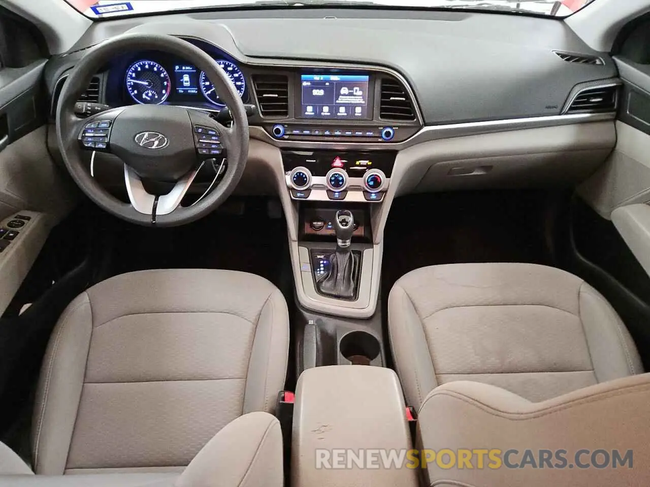 8 fotografías del automóvil dañado 5NPD84LF5KH487333 HYUNDAI ELANTRA 2019