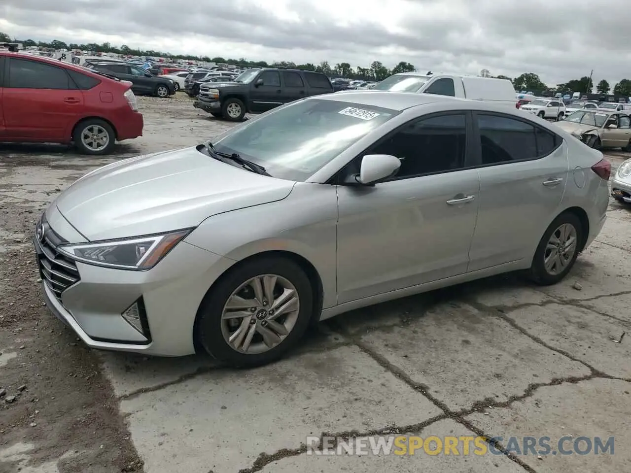 1 fotografías del automóvil dañado 5NPD84LF6KH401866 HYUNDAI ELANTRA 2019