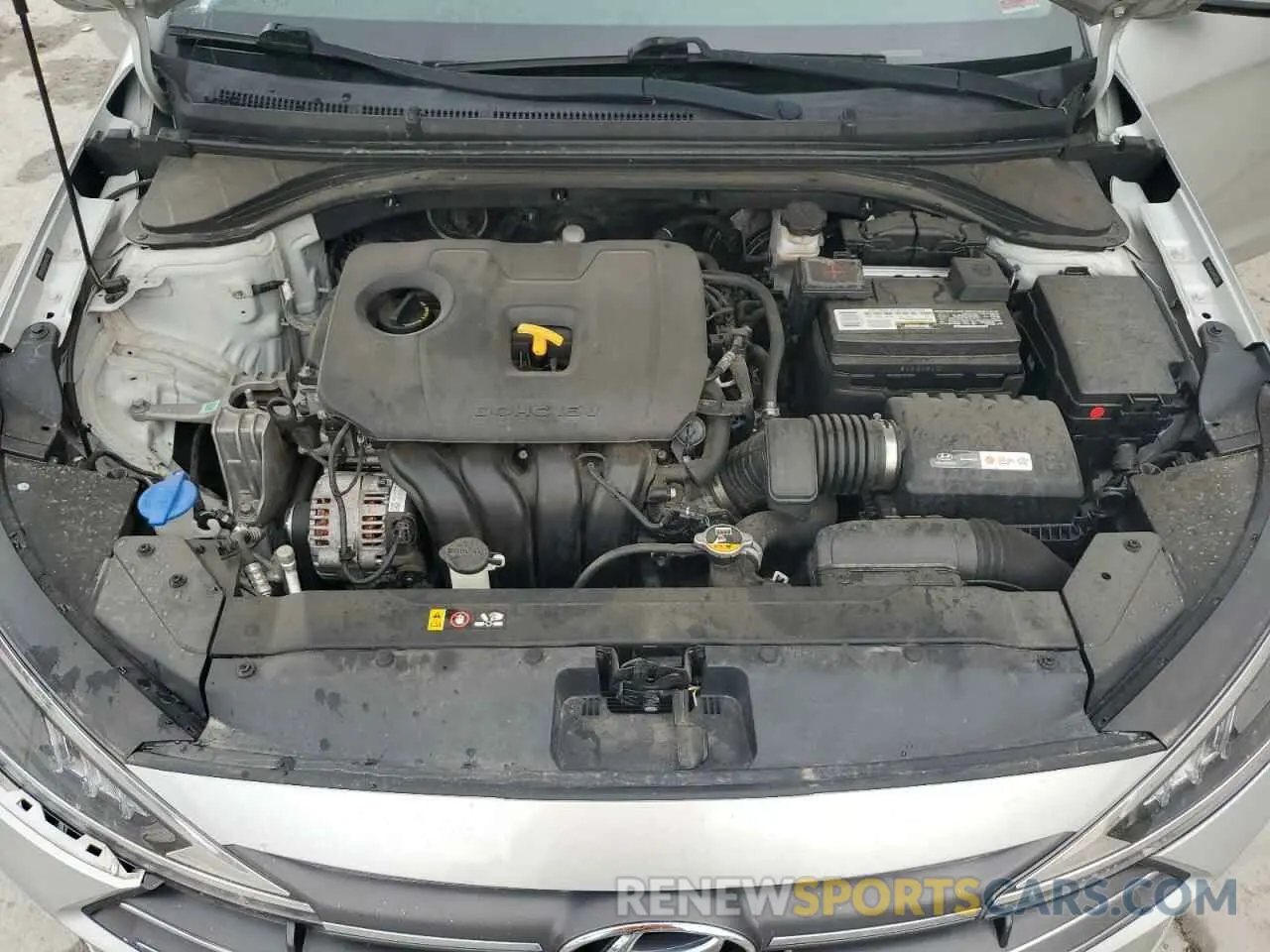 11 fotografías del automóvil dañado 5NPD84LF6KH401866 HYUNDAI ELANTRA 2019