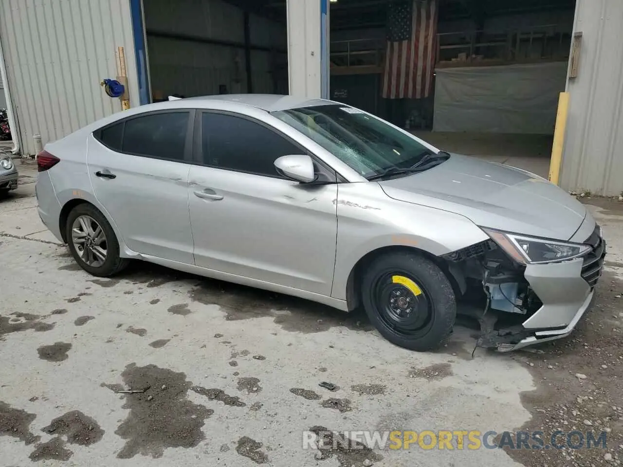 4 fotografías del automóvil dañado 5NPD84LF6KH401866 HYUNDAI ELANTRA 2019
