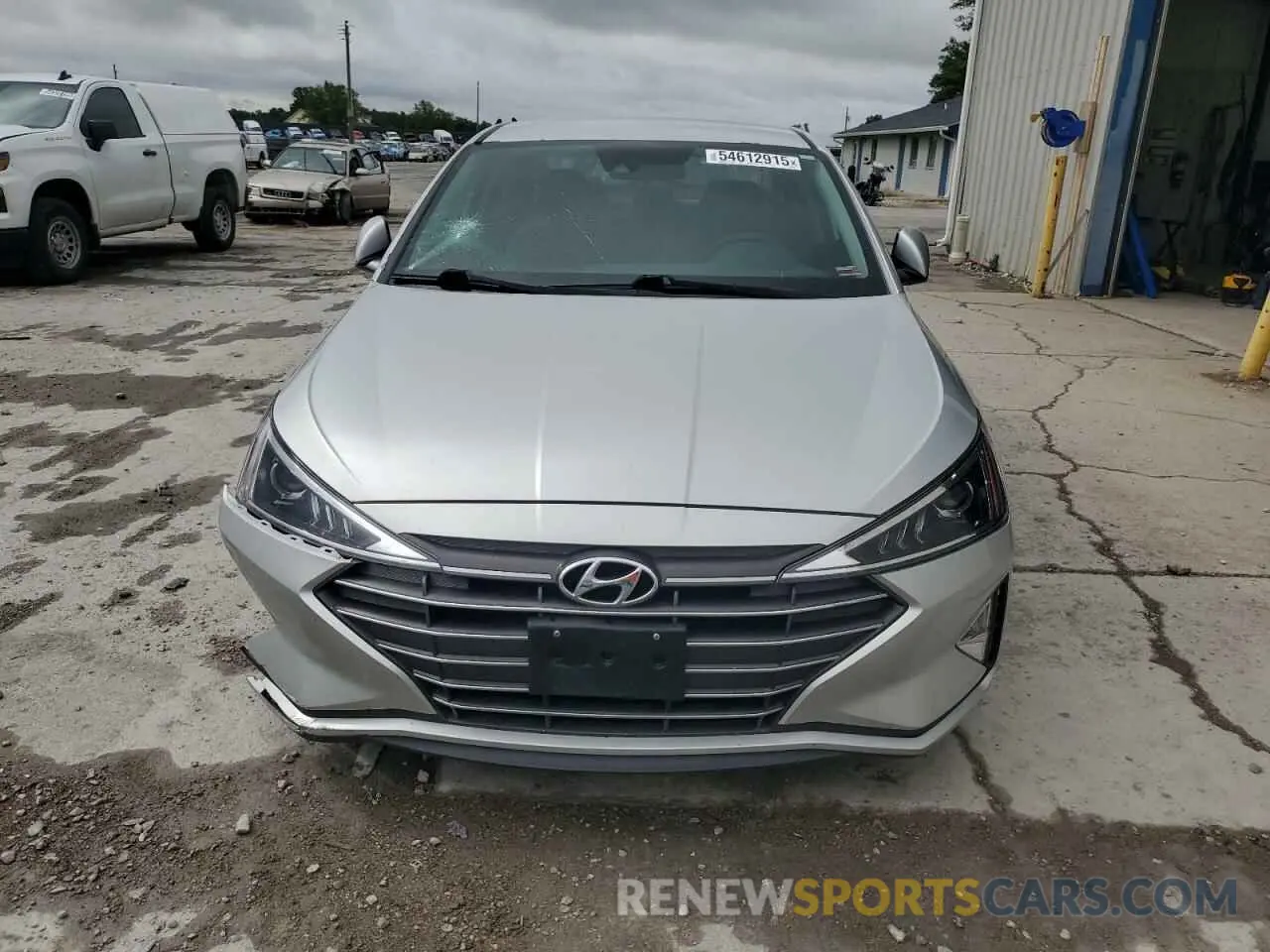 5 fotografías del automóvil dañado 5NPD84LF6KH401866 HYUNDAI ELANTRA 2019