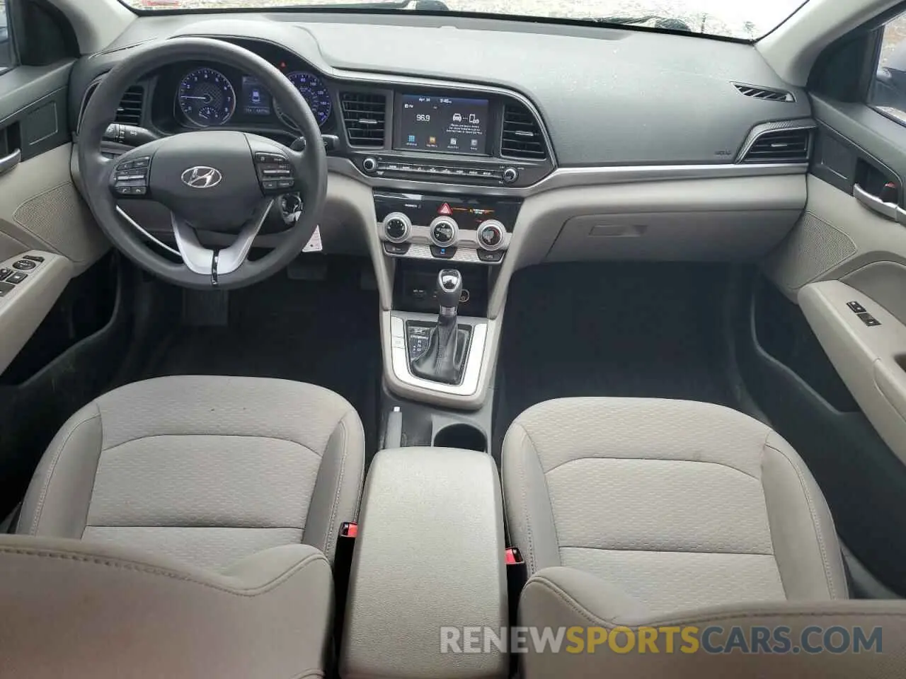 8 fotografías del automóvil dañado 5NPD84LF6KH401866 HYUNDAI ELANTRA 2019