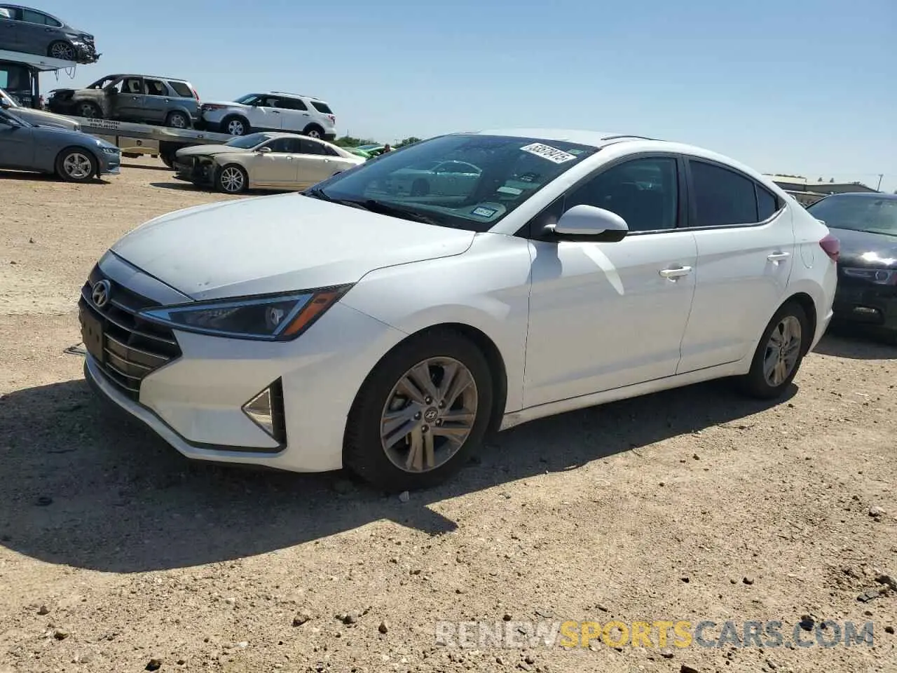 1 fotografías del automóvil dañado 5NPD84LF6KH416285 HYUNDAI ELANTRA 2019