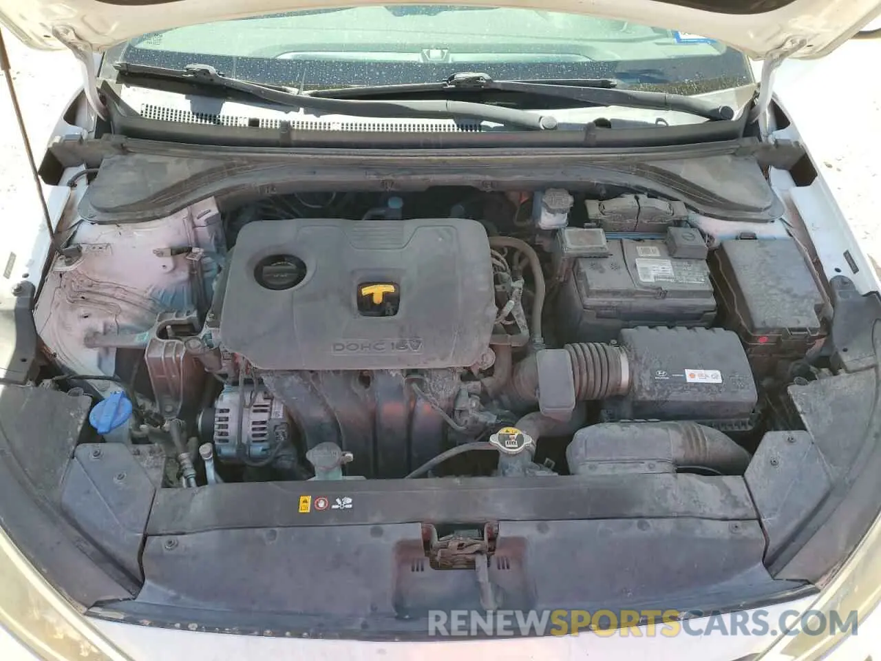 11 fotografías del automóvil dañado 5NPD84LF6KH416285 HYUNDAI ELANTRA 2019