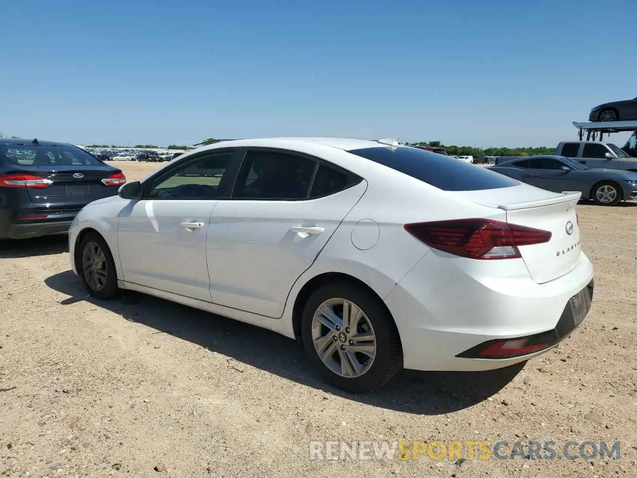 2 fotografías del automóvil dañado 5NPD84LF6KH416285 HYUNDAI ELANTRA 2019