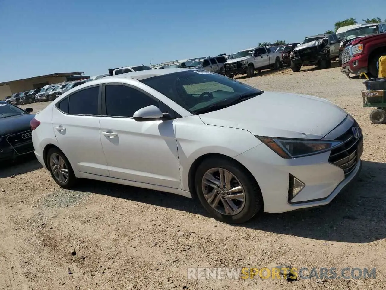 4 fotografías del automóvil dañado 5NPD84LF6KH416285 HYUNDAI ELANTRA 2019