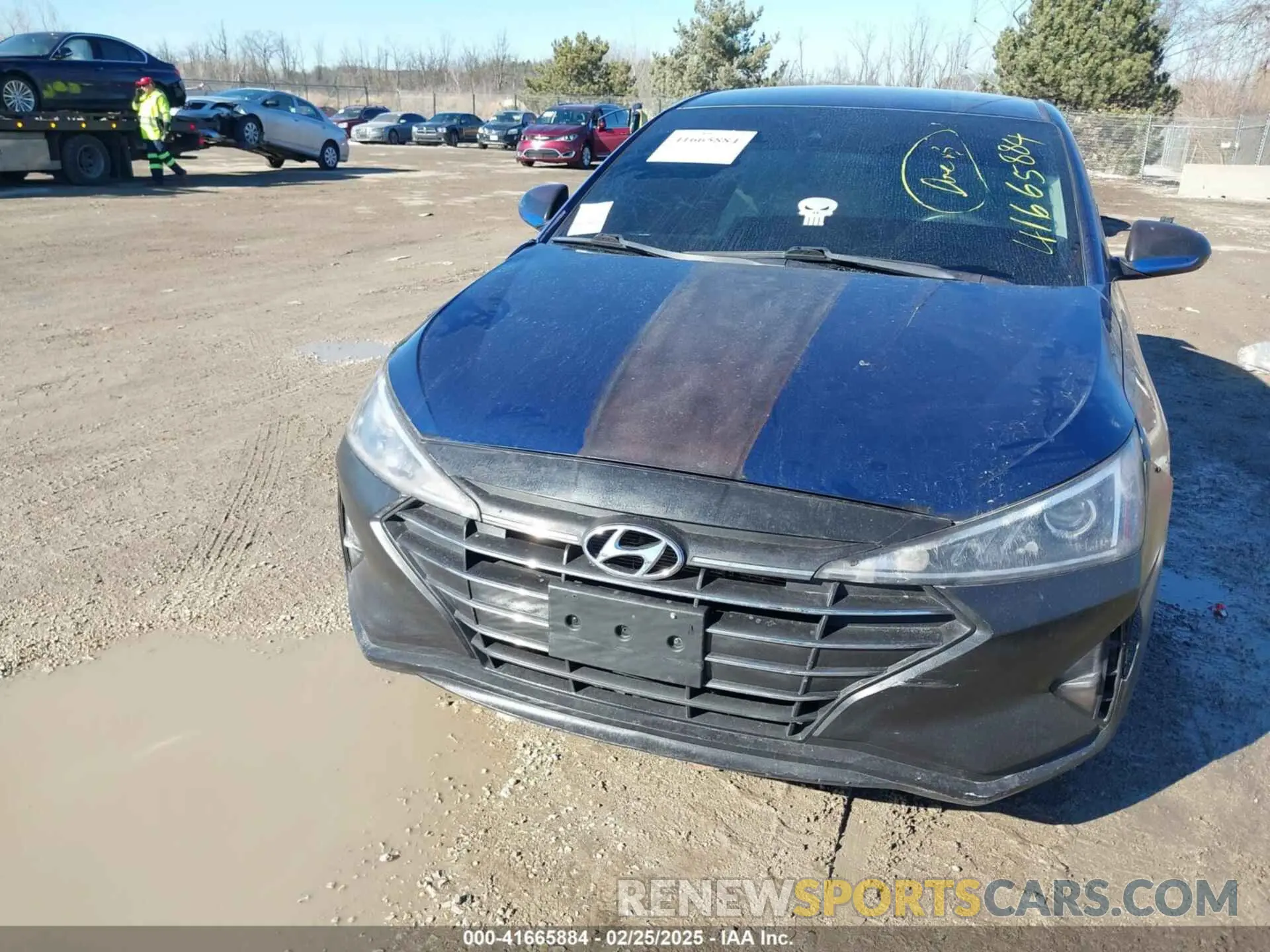 12 fotografías del automóvil dañado 5NPD84LF6KH434723 HYUNDAI ELANTRA 2019
