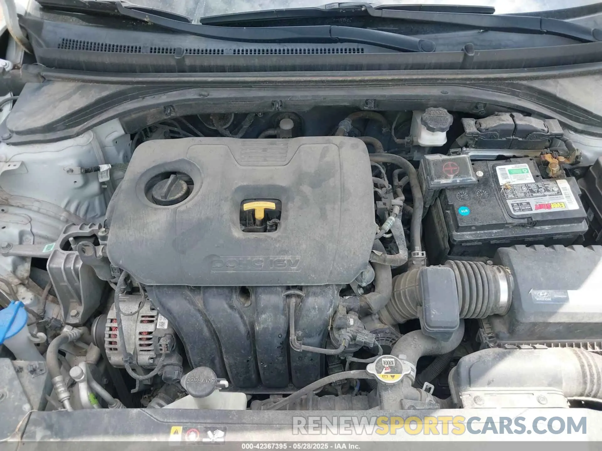 10 fotografías del automóvil dañado 5NPD84LF6KH435709 HYUNDAI ELANTRA 2019
