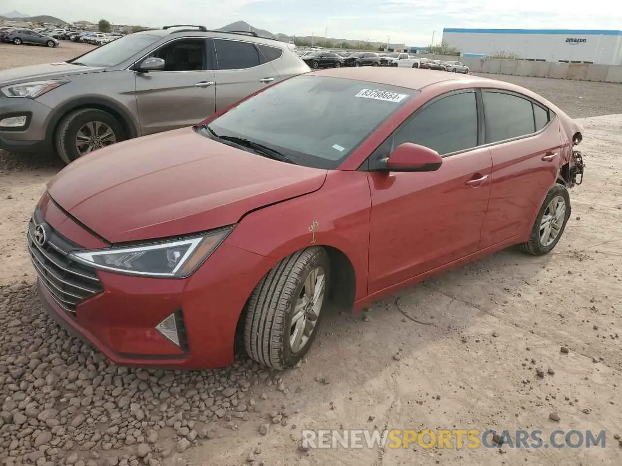 1 fotografías del automóvil dañado 5NPD84LF6KH441395 HYUNDAI ELANTRA 2019