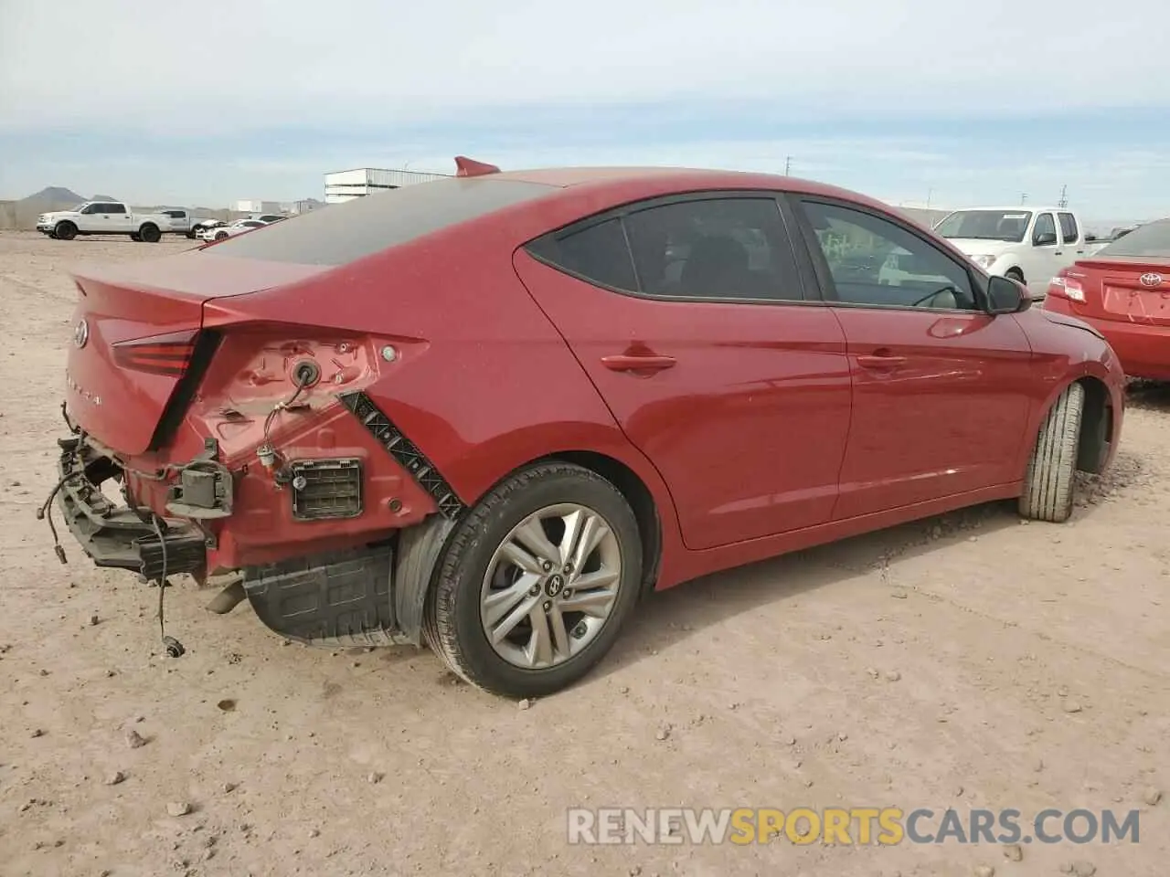 3 fotografías del automóvil dañado 5NPD84LF6KH441395 HYUNDAI ELANTRA 2019