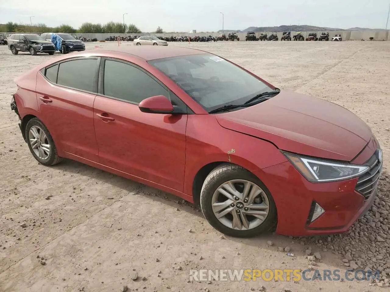 4 fotografías del automóvil dañado 5NPD84LF6KH441395 HYUNDAI ELANTRA 2019