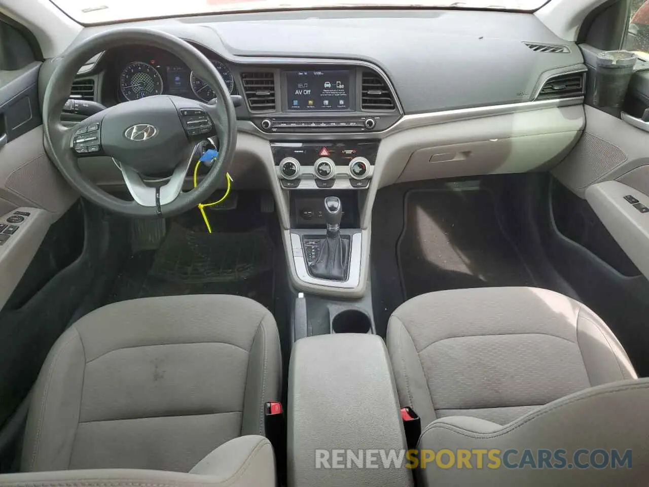 8 fotografías del automóvil dañado 5NPD84LF6KH441395 HYUNDAI ELANTRA 2019