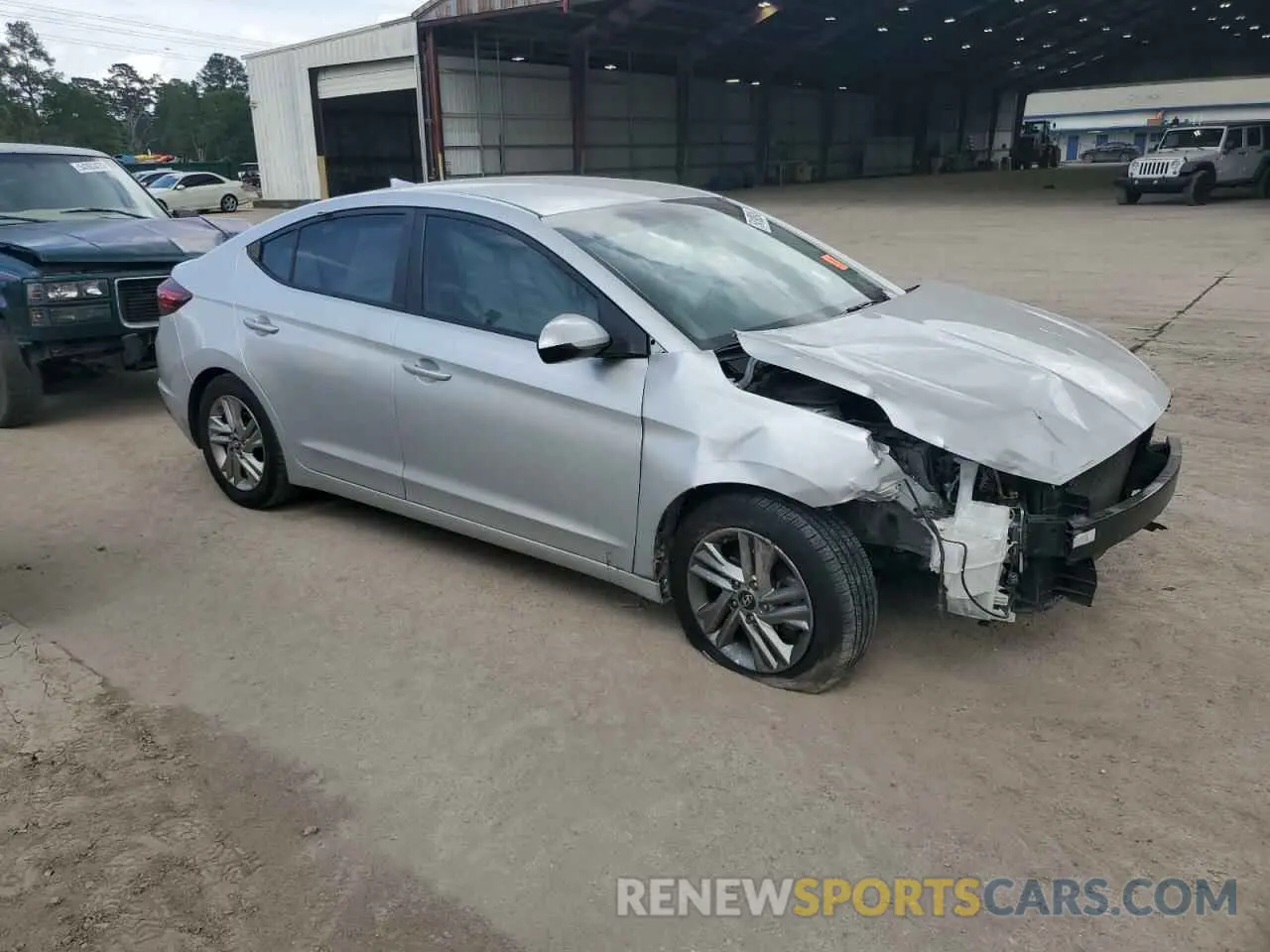 4 fotografías del automóvil dañado 5NPD84LF6KH445415 HYUNDAI ELANTRA 2019