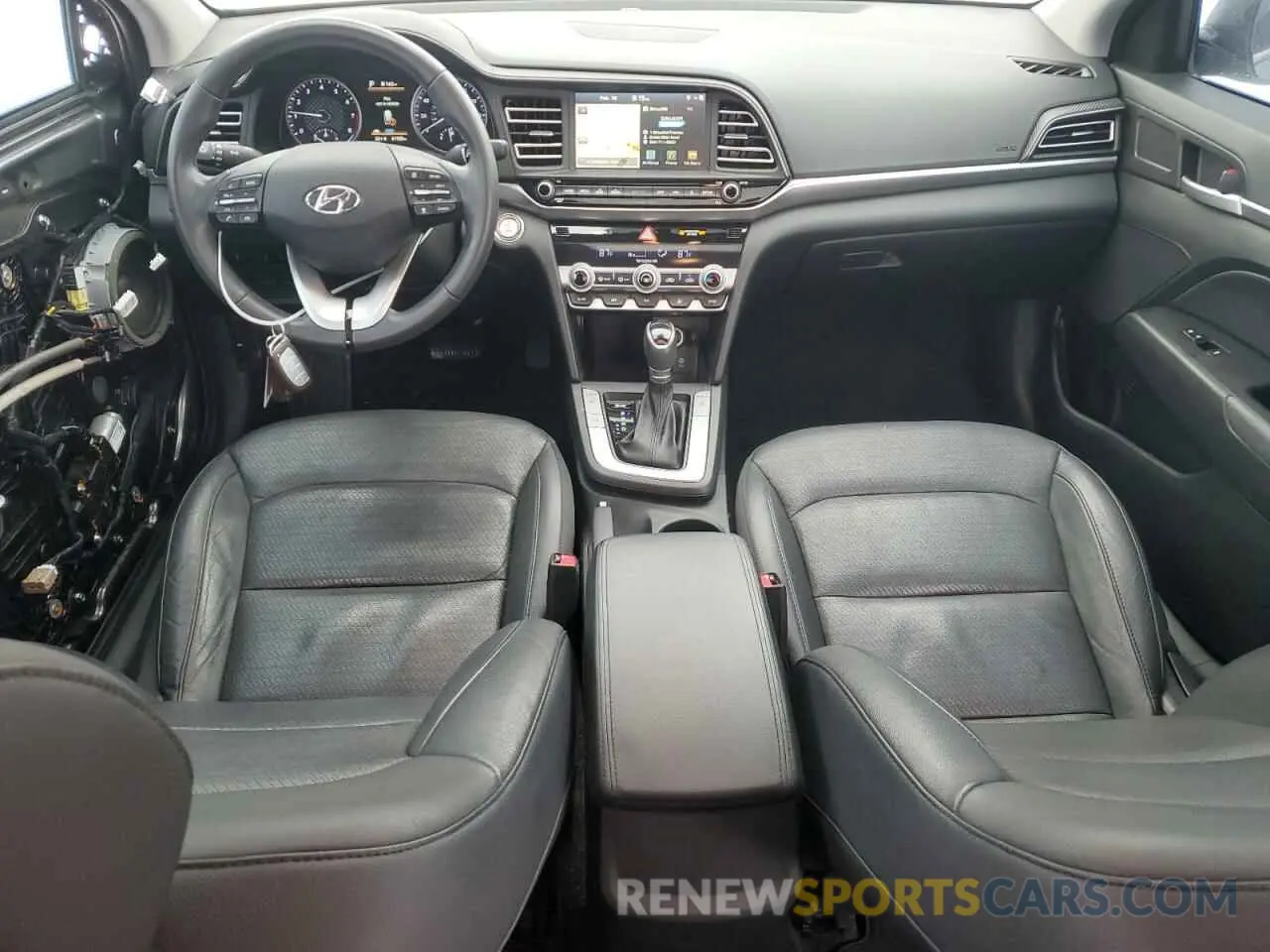 8 fotografías del automóvil dañado 5NPD84LF6KH450078 HYUNDAI ELANTRA 2019