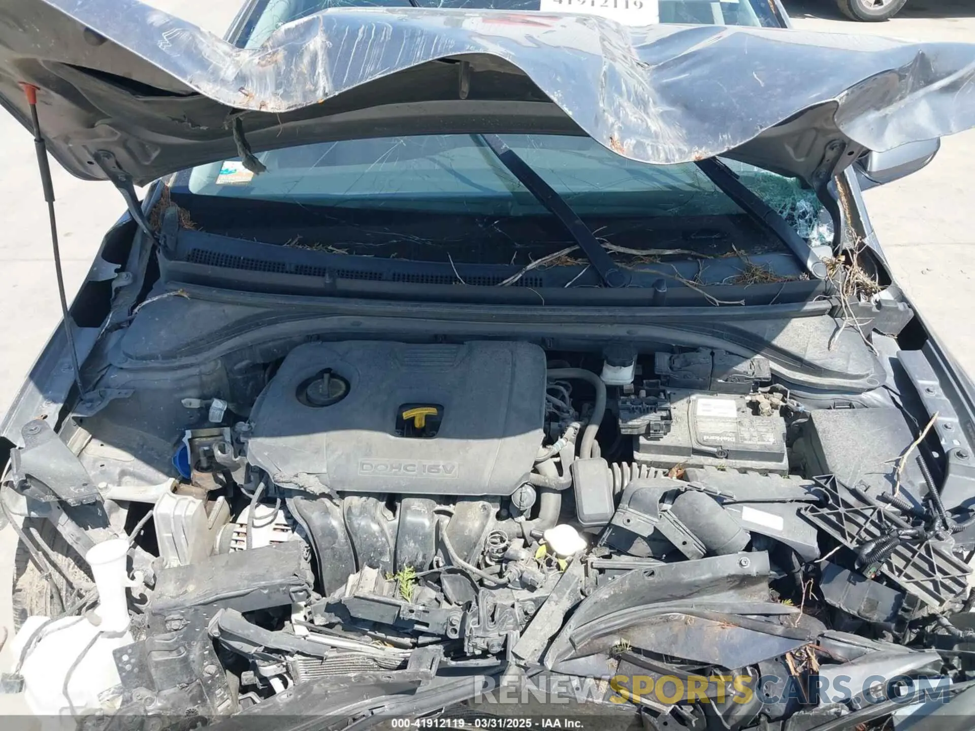 10 fotografías del automóvil dañado 5NPD84LF6KH453627 HYUNDAI ELANTRA 2019