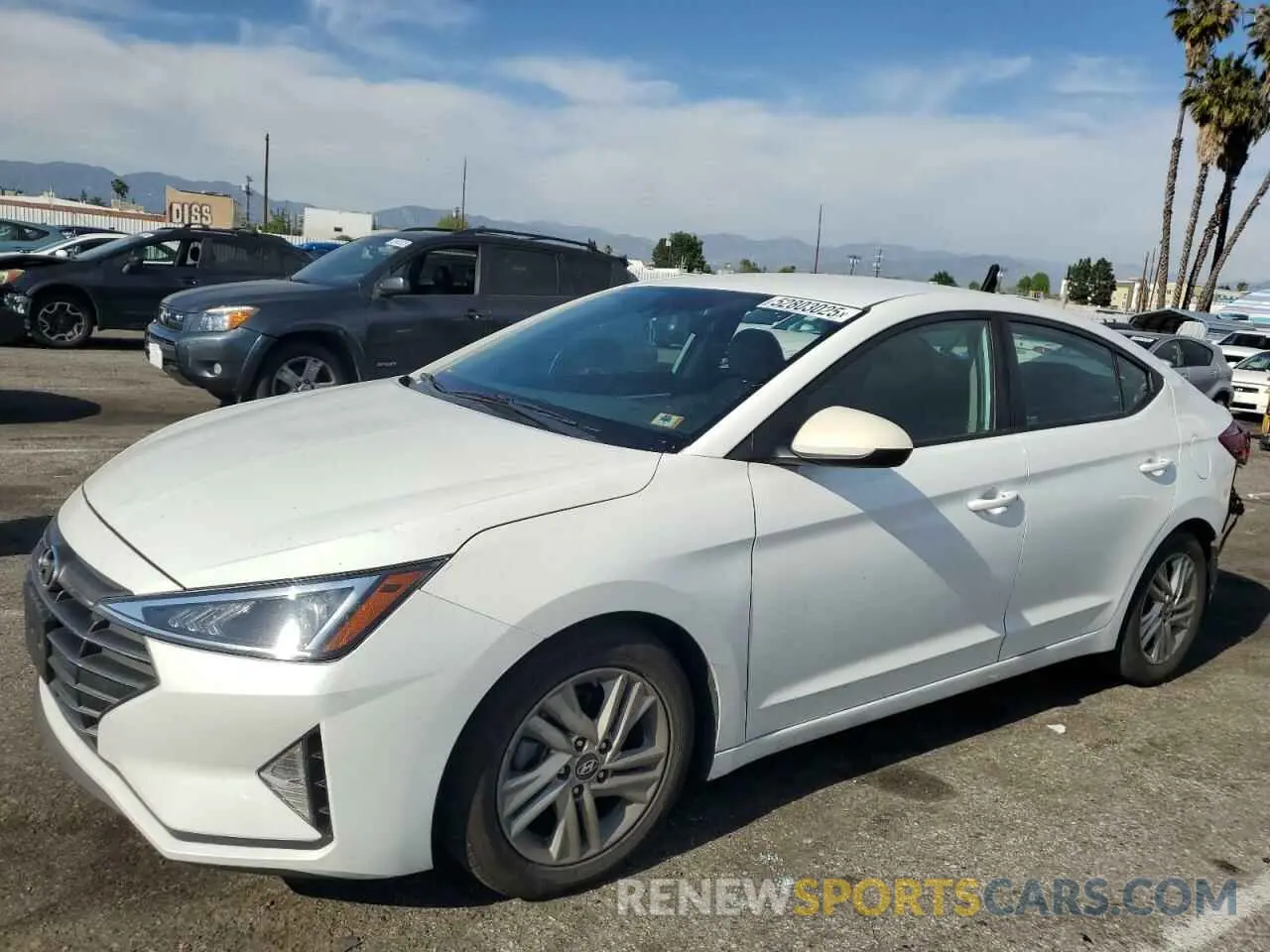 1 fotografías del automóvil dañado 5NPD84LF6KH458553 HYUNDAI ELANTRA 2019