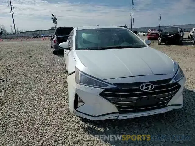 10 fotografías del automóvil dañado 5NPD84LF6KH469908 HYUNDAI ELANTRA 2019