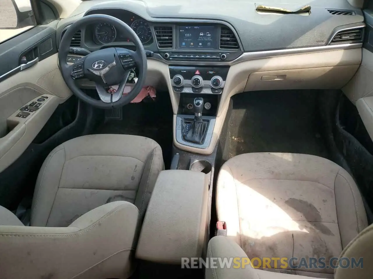8 fotografías del automóvil dañado 5NPD84LF6KH469908 HYUNDAI ELANTRA 2019