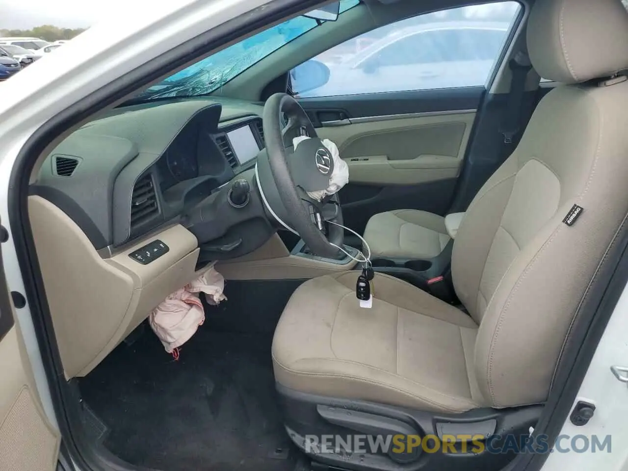 7 fotografías del automóvil dañado 5NPD84LF6KH470847 HYUNDAI ELANTRA 2019