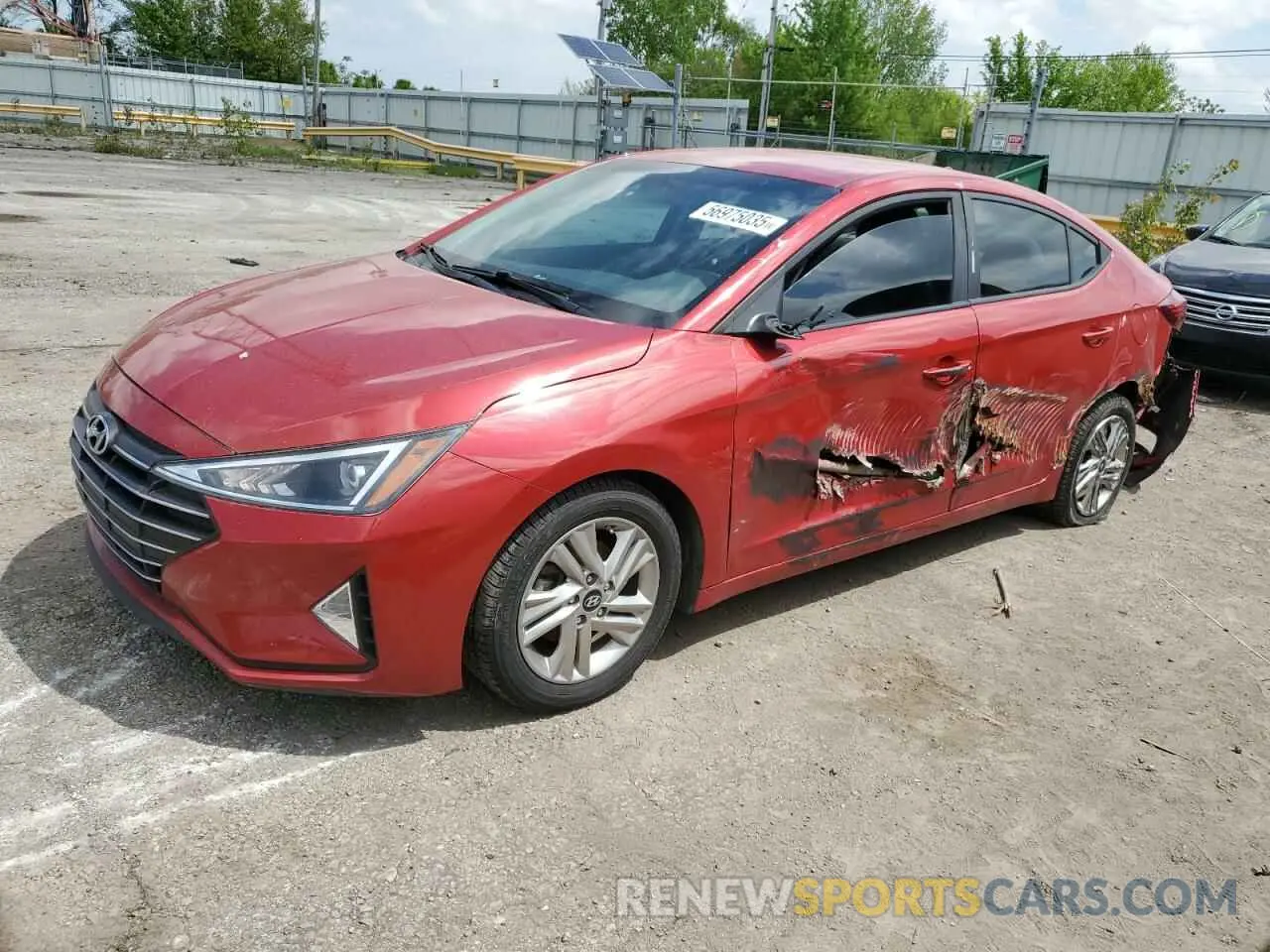 1 fotografías del automóvil dañado 5NPD84LF6KH477507 HYUNDAI ELANTRA 2019