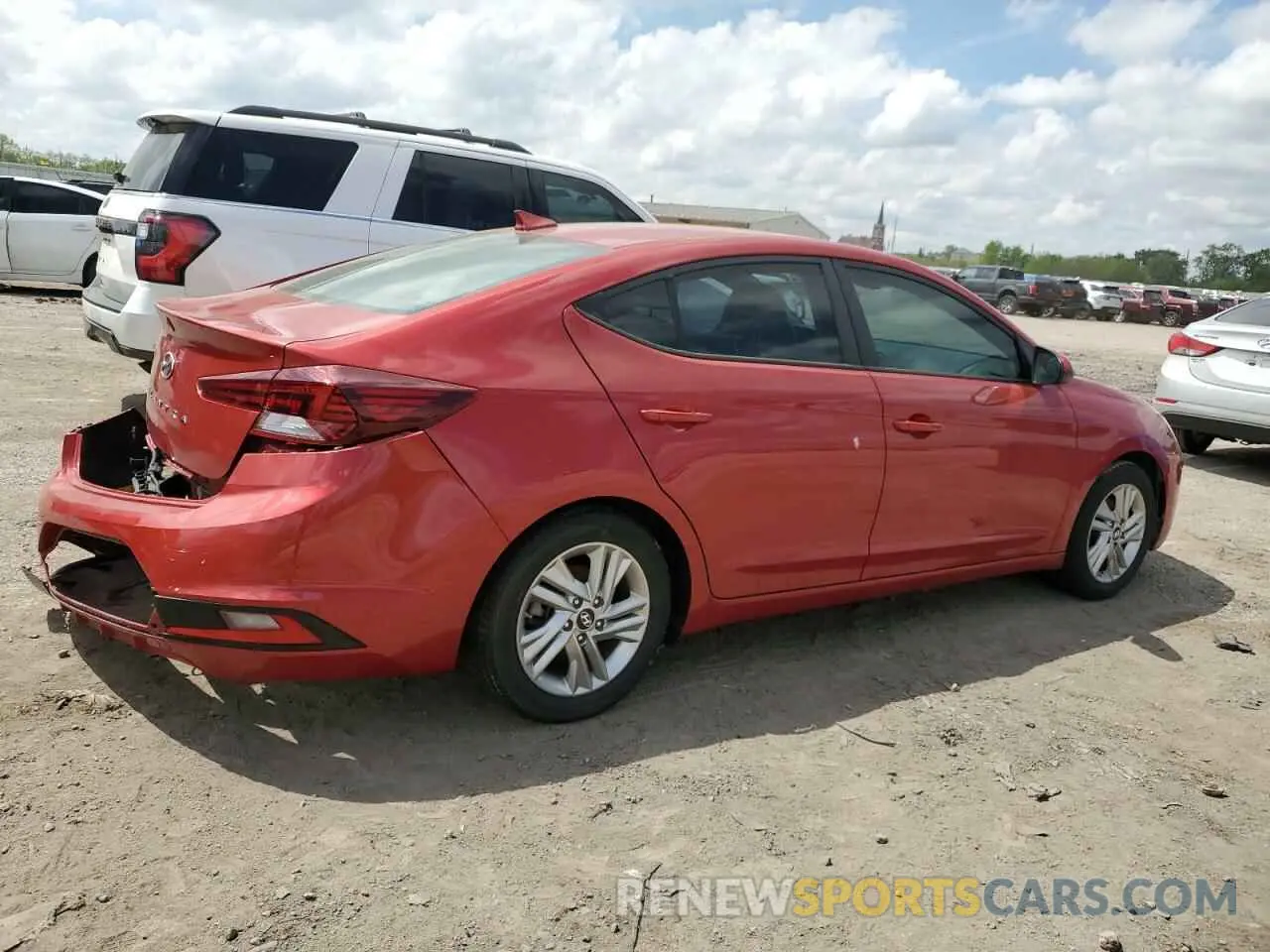 3 fotografías del automóvil dañado 5NPD84LF6KH477507 HYUNDAI ELANTRA 2019