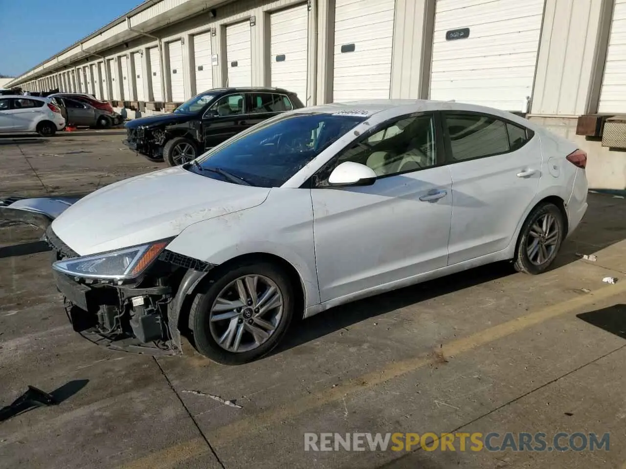 1 fotografías del automóvil dañado 5NPD84LF6KH484831 HYUNDAI ELANTRA 2019