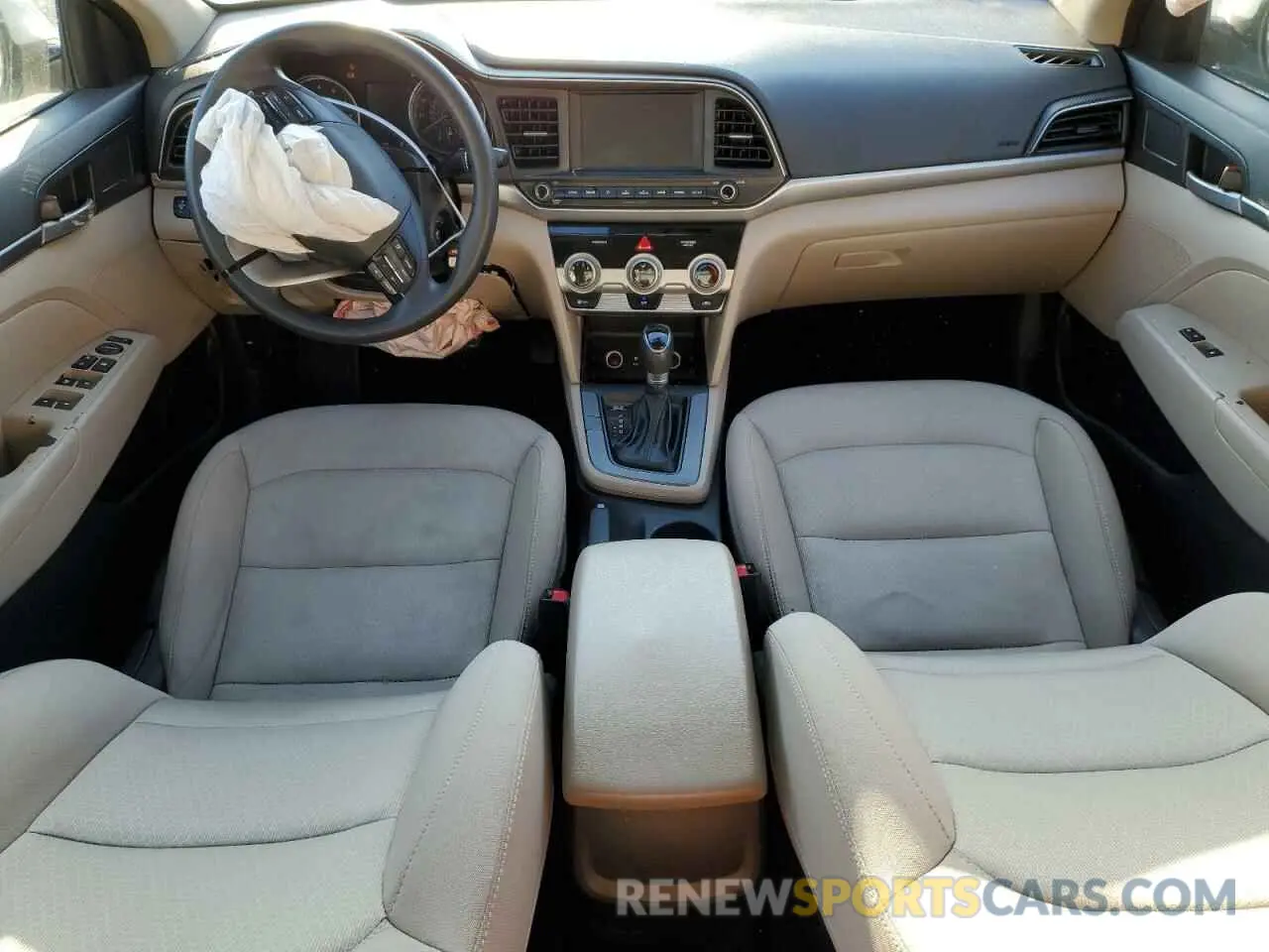 8 fotografías del automóvil dañado 5NPD84LF6KH484831 HYUNDAI ELANTRA 2019