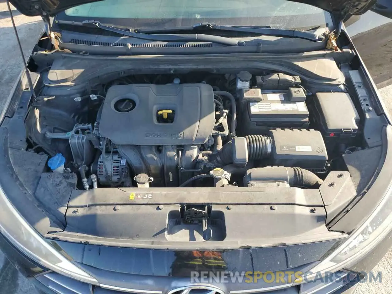 11 fotografías del automóvil dañado 5NPD84LF7KH420569 HYUNDAI ELANTRA 2019