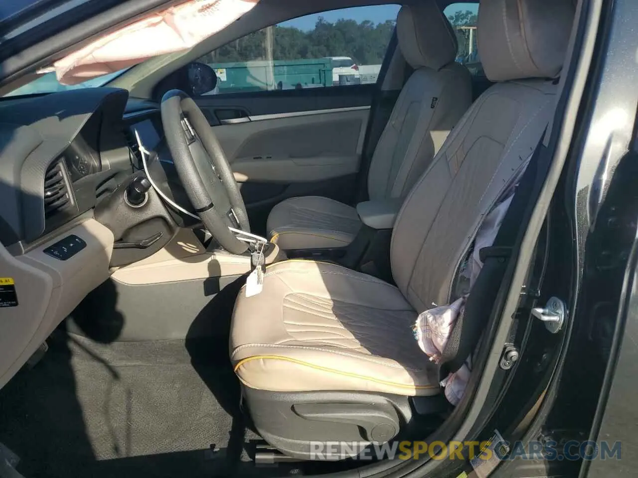 7 fotografías del automóvil dañado 5NPD84LF7KH420569 HYUNDAI ELANTRA 2019