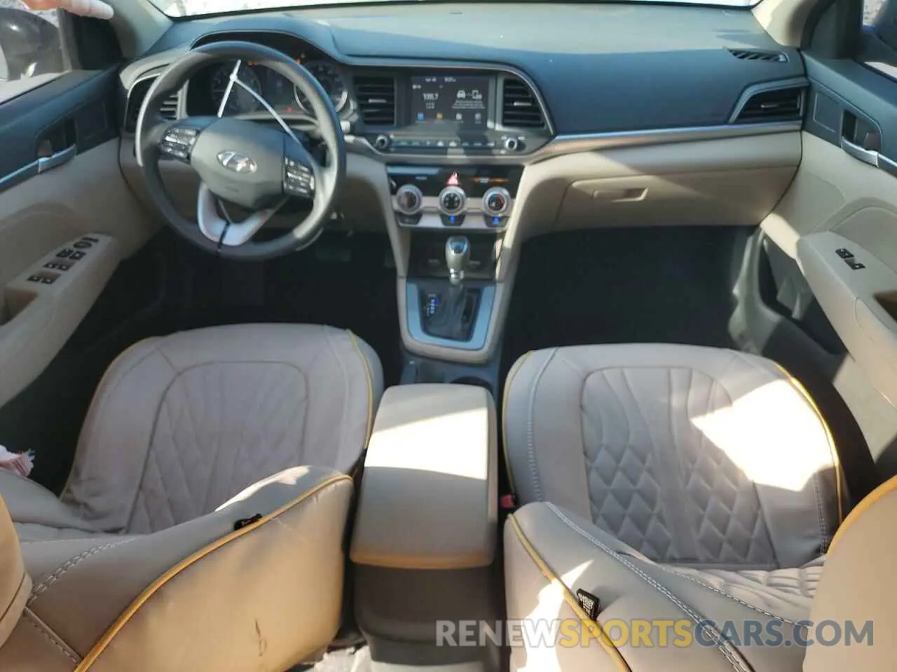 8 fotografías del automóvil dañado 5NPD84LF7KH420569 HYUNDAI ELANTRA 2019