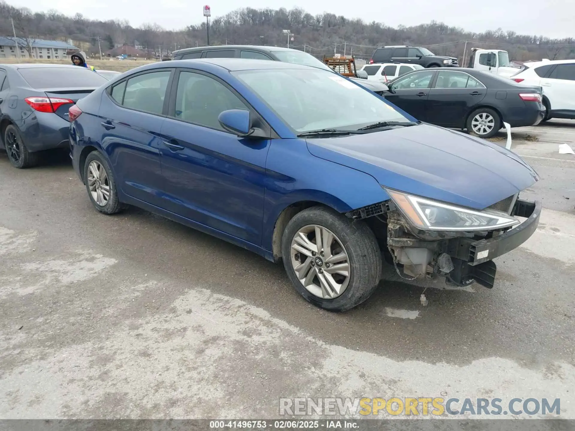 1 fotografías del automóvil dañado 5NPD84LF7KH421592 HYUNDAI ELANTRA 2019
