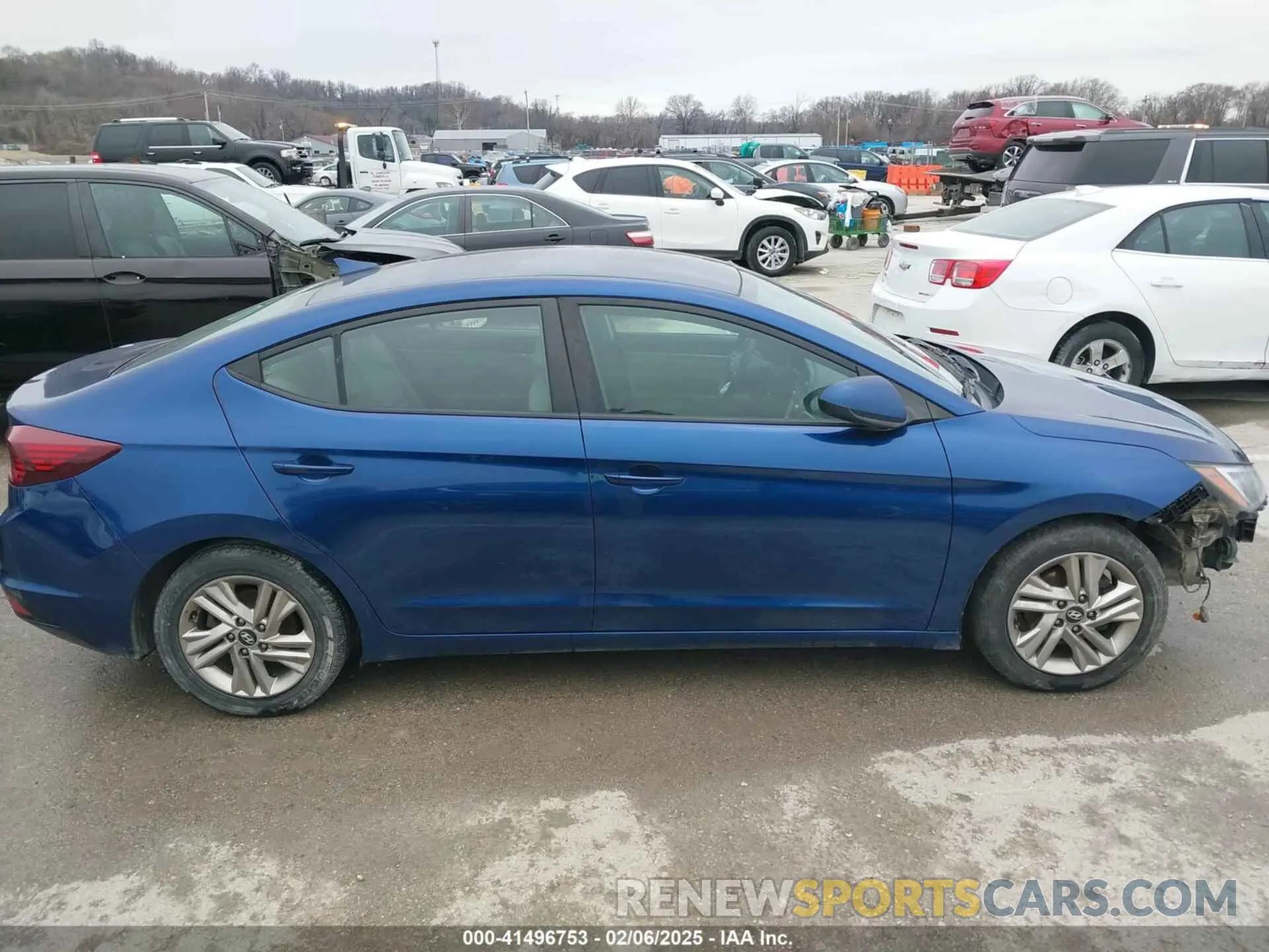 14 fotografías del automóvil dañado 5NPD84LF7KH421592 HYUNDAI ELANTRA 2019