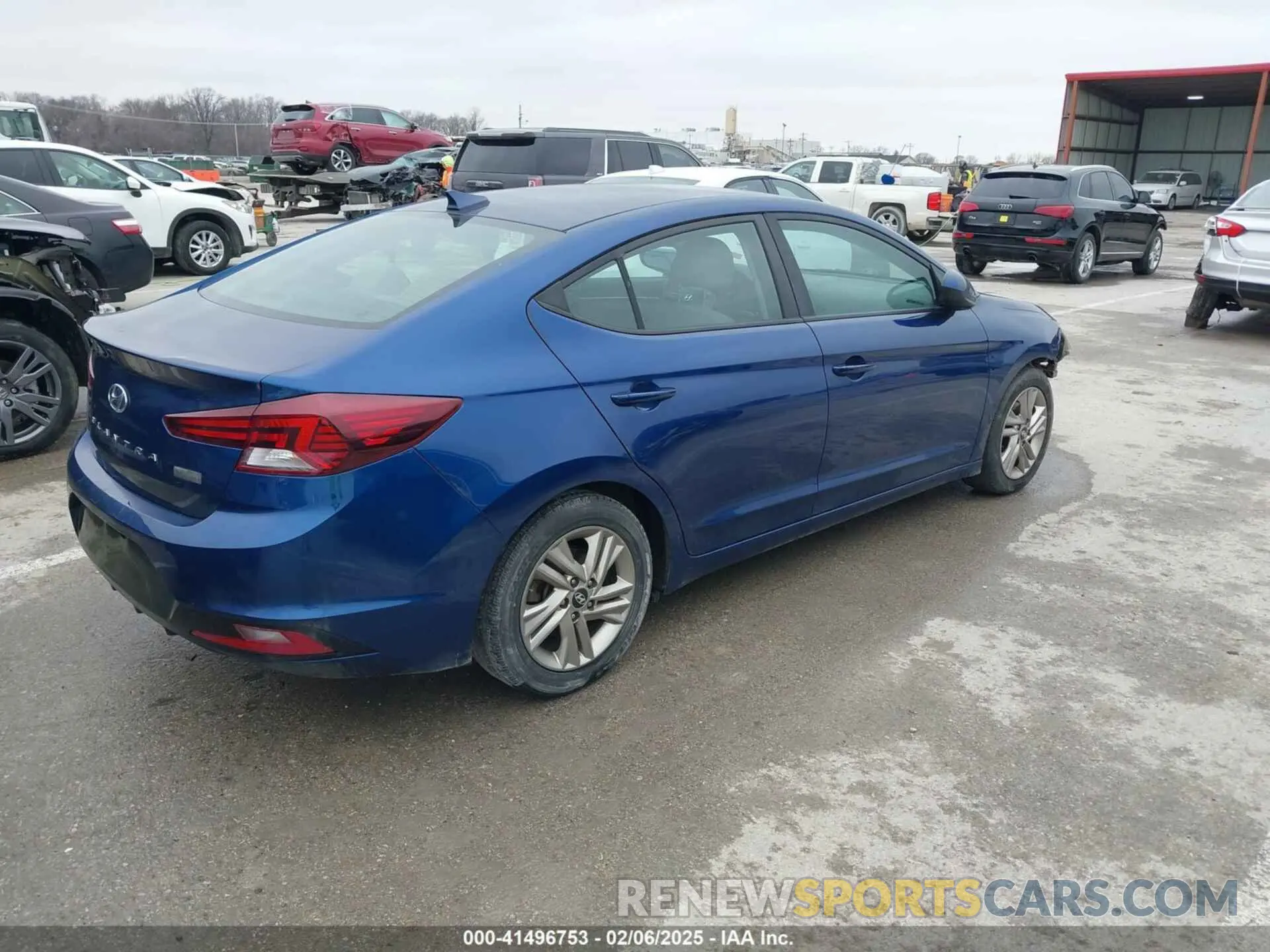 4 fotografías del automóvil dañado 5NPD84LF7KH421592 HYUNDAI ELANTRA 2019