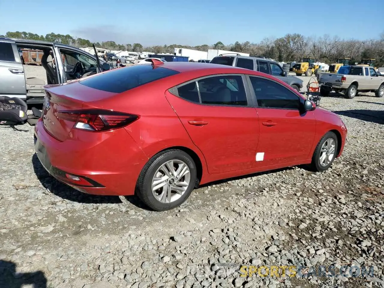 3 fotografías del automóvil dañado 5NPD84LF7KH431135 HYUNDAI ELANTRA 2019