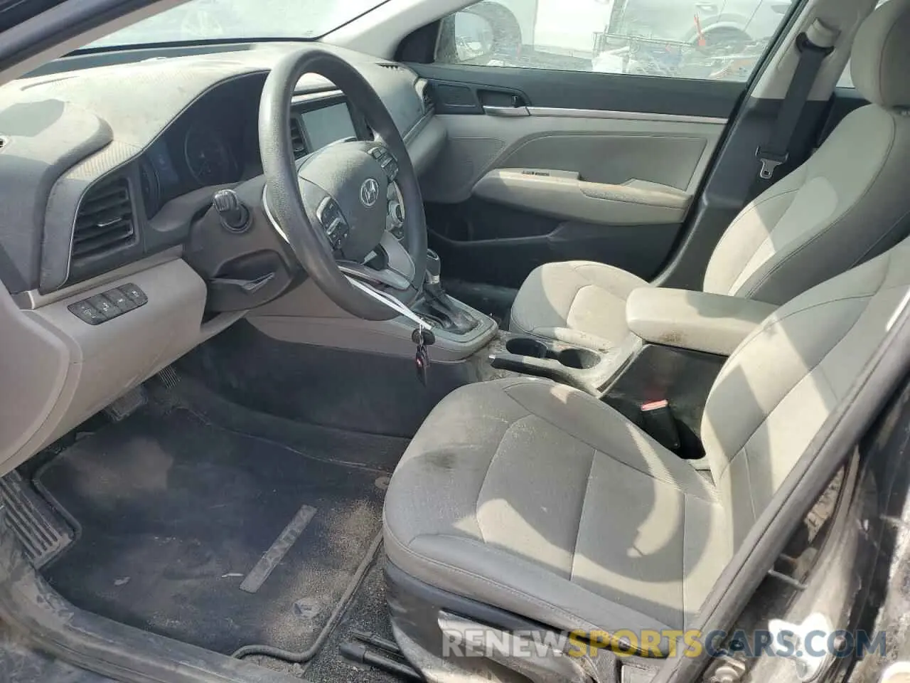 7 fotografías del automóvil dañado 5NPD84LF7KH437873 HYUNDAI ELANTRA 2019