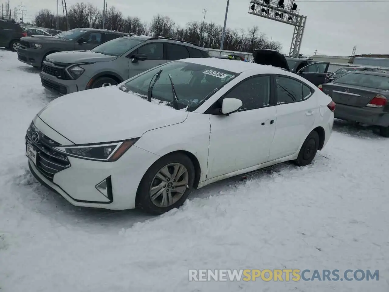 1 fotografías del automóvil dañado 5NPD84LF7KH457282 HYUNDAI ELANTRA 2019
