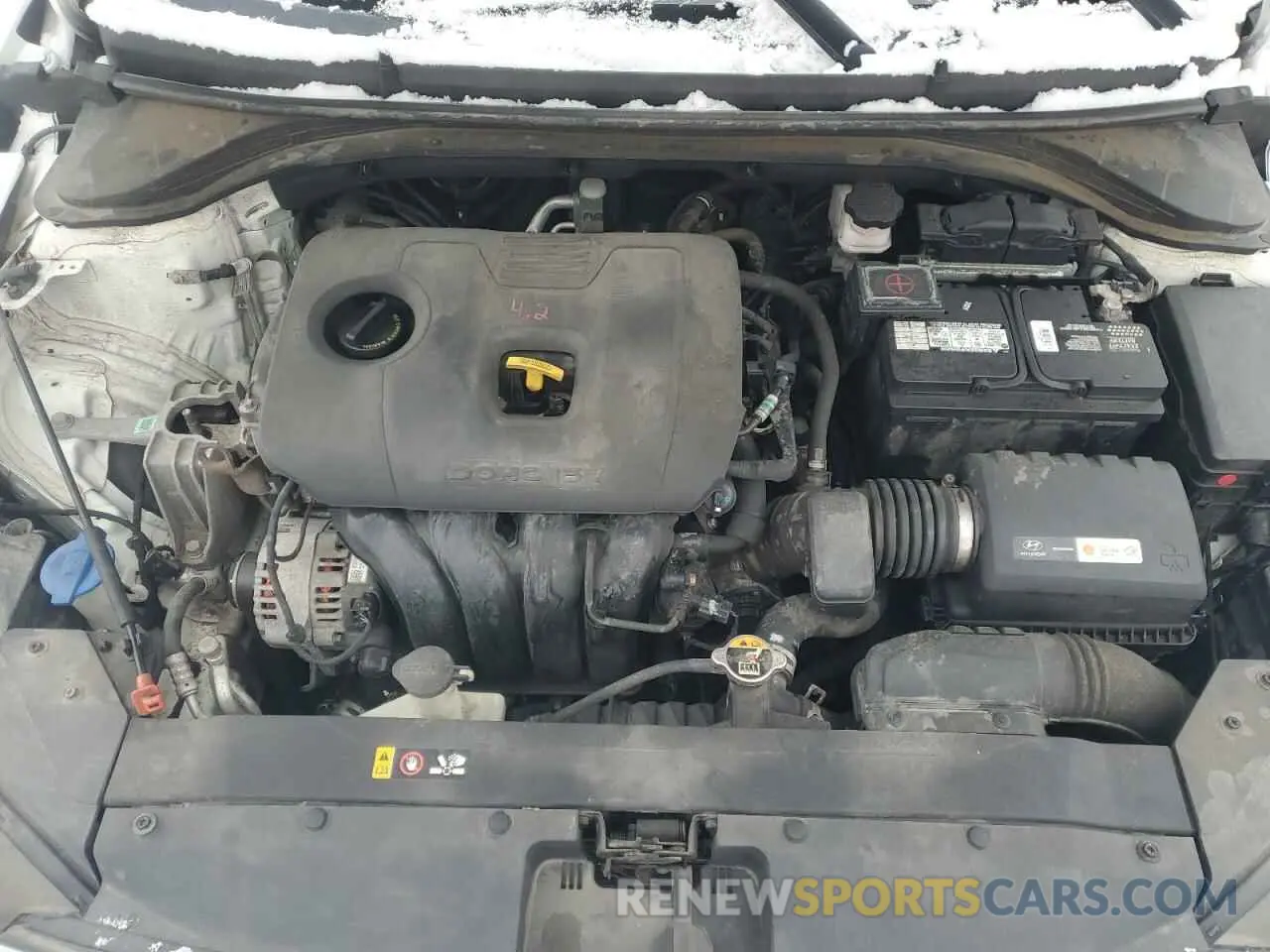 11 fotografías del automóvil dañado 5NPD84LF7KH457282 HYUNDAI ELANTRA 2019