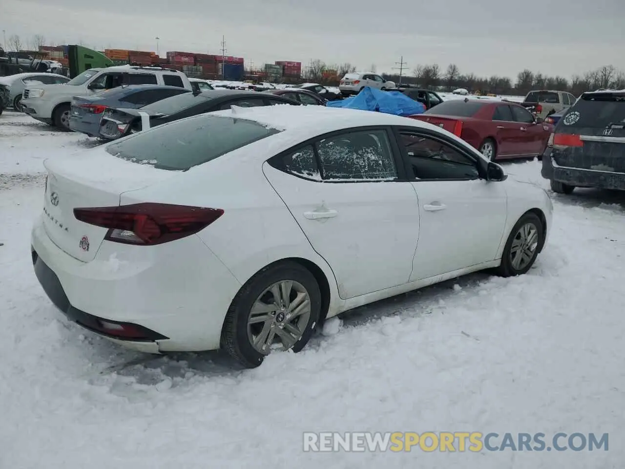 3 fotografías del automóvil dañado 5NPD84LF7KH457282 HYUNDAI ELANTRA 2019