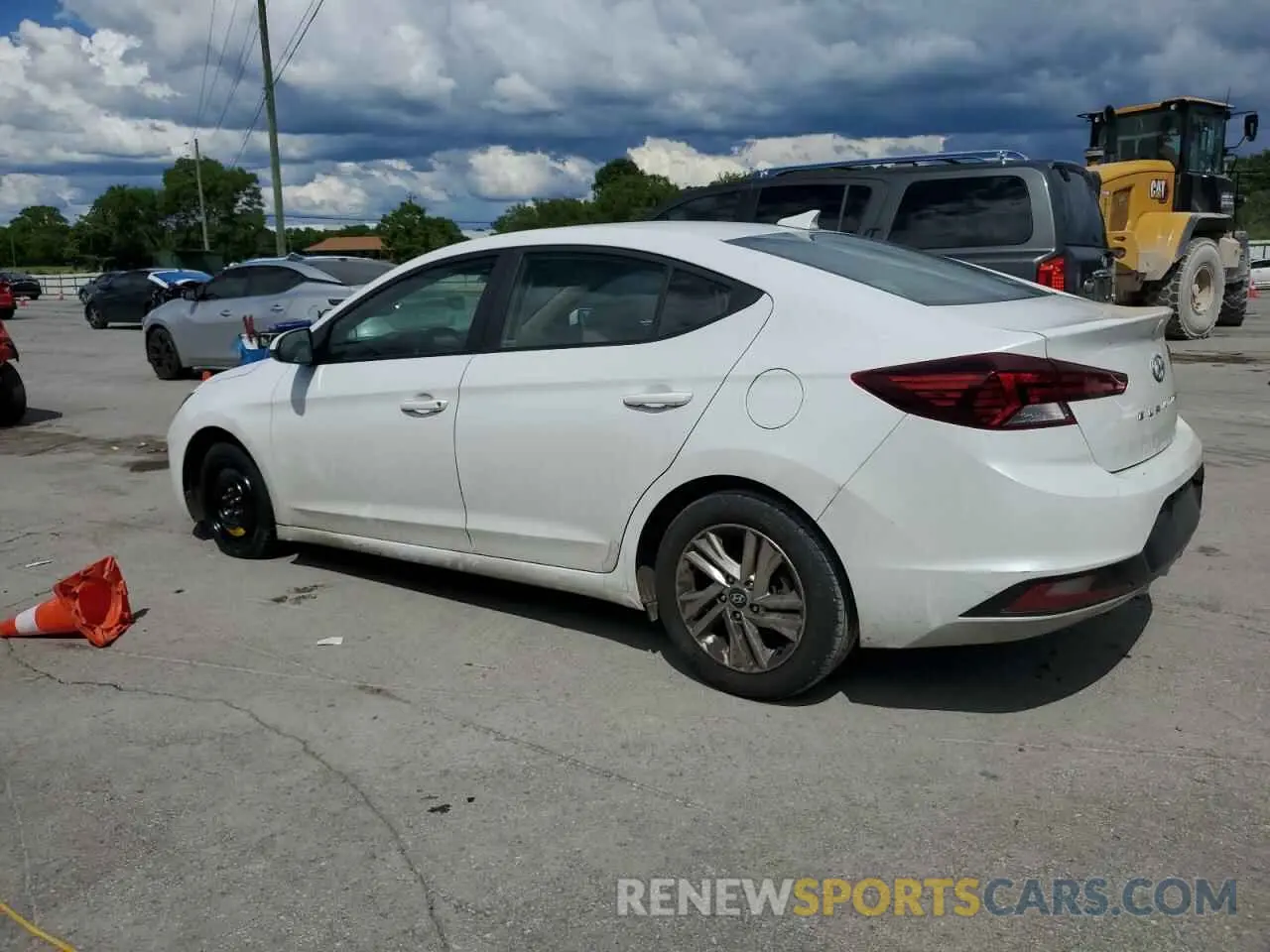 2 fotografías del automóvil dañado 5NPD84LF7KH458951 HYUNDAI ELANTRA 2019